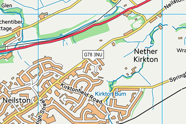 G78 3NU map - OS VectorMap District (Ordnance Survey) G78 3NU map - OS VectorMap District (Ordnance Survey)