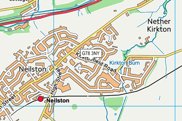 G78 3NY map - OS VectorMap District (Ordnance Survey) G78 3NY map - OS VectorMap District (Ordnance Survey)