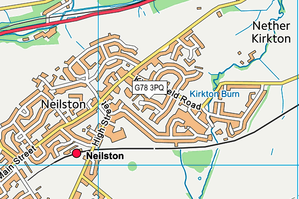 G78 3PQ map - OS VectorMap District (Ordnance Survey) G78 3PQ map - OS VectorMap District (Ordnance Survey)