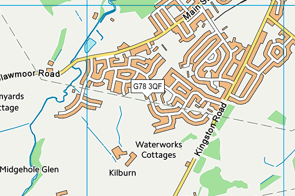 G78 3QF map - OS VectorMap District (Ordnance Survey) G78 3QF map - OS VectorMap District (Ordnance Survey)
