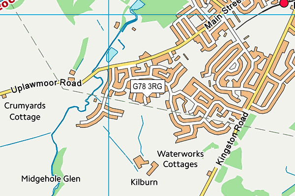 G78 3RG map - OS VectorMap District (Ordnance Survey) G78 3RG map - OS VectorMap District (Ordnance Survey)