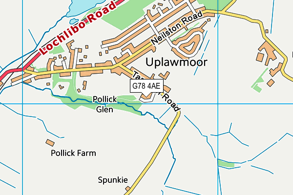 G78 4AE map - OS VectorMap District (Ordnance Survey) G78 4AE map - OS VectorMap District (Ordnance Survey)