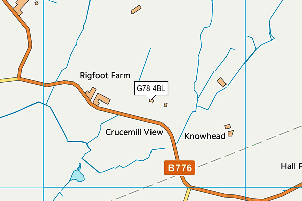 G78 4BL map - OS VectorMap District (Ordnance Survey) G78 4BL map - OS VectorMap District (Ordnance Survey)
