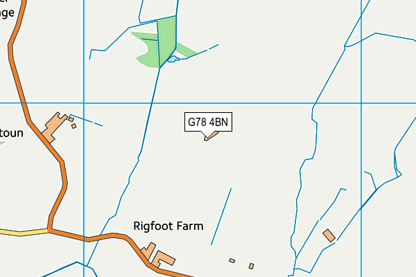 G78 4BN map - OS VectorMap District (Ordnance Survey) G78 4BN map - OS VectorMap District (Ordnance Survey)
