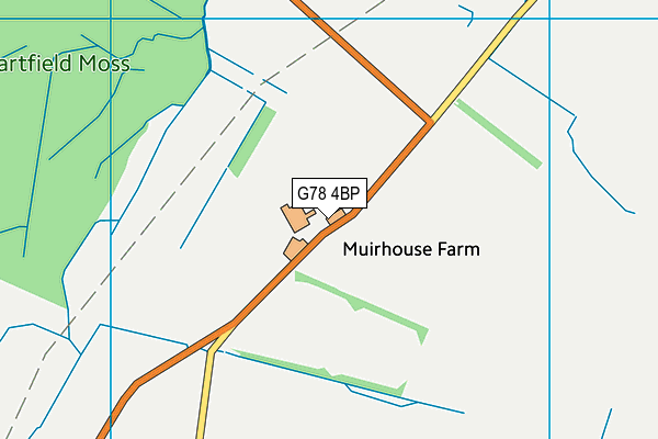 G78 4BP map - OS VectorMap District (Ordnance Survey) G78 4BP map - OS VectorMap District (Ordnance Survey)