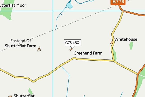 G78 4BQ map - OS VectorMap District (Ordnance Survey) G78 4BQ map - OS VectorMap District (Ordnance Survey)