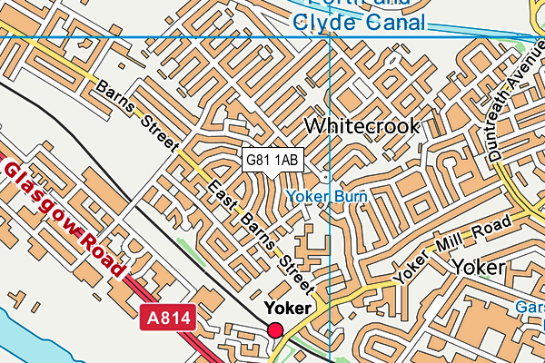 G81 1AB map - OS VectorMap District (Ordnance Survey) G81 1AB map - OS VectorMap District (Ordnance Survey)