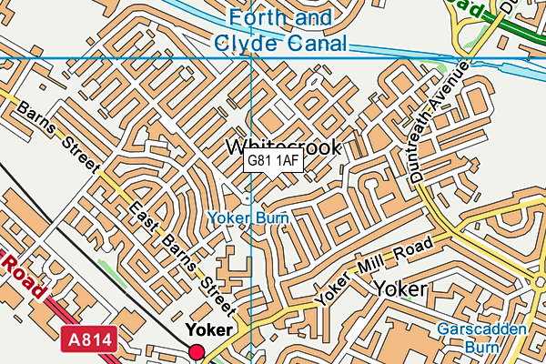G81 1AF map - OS VectorMap District (Ordnance Survey) G81 1AF map - OS VectorMap District (Ordnance Survey)