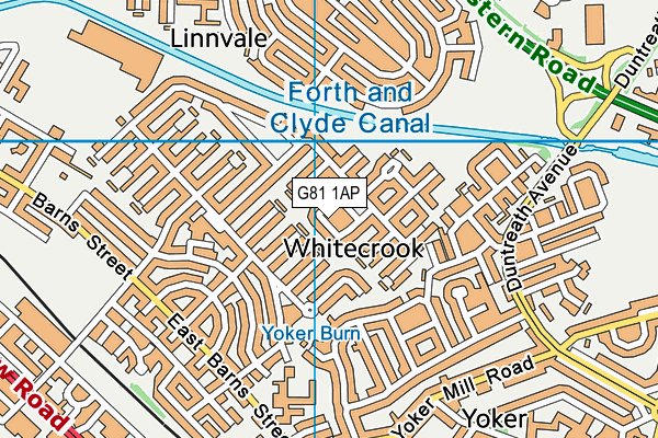G81 1AP map - OS VectorMap District (Ordnance Survey) G81 1AP map - OS VectorMap District (Ordnance Survey)