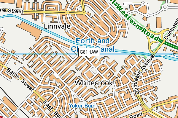 G81 1AW map - OS VectorMap District (Ordnance Survey) G81 1AW map - OS VectorMap District (Ordnance Survey)