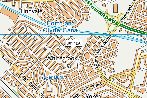 G81 1BA map - OS VectorMap District (Ordnance Survey) G81 1BA map - OS VectorMap District (Ordnance Survey)