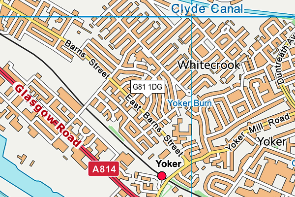 G81 1DG map - OS VectorMap District (Ordnance Survey) G81 1DG map - OS VectorMap District (Ordnance Survey)