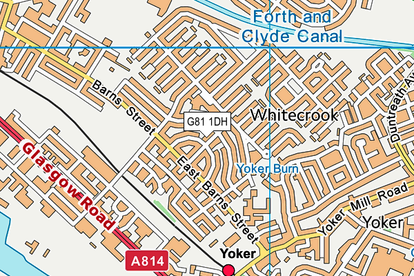 G81 1DH map - OS VectorMap District (Ordnance Survey) G81 1DH map - OS VectorMap District (Ordnance Survey)