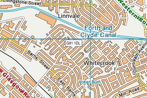 G81 1DL map - OS VectorMap District (Ordnance Survey) G81 1DL map - OS VectorMap District (Ordnance Survey)