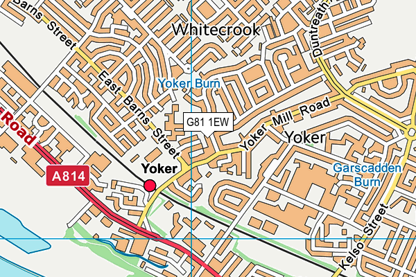 G81 1EW map - OS VectorMap District (Ordnance Survey) G81 1EW map - OS VectorMap District (Ordnance Survey)