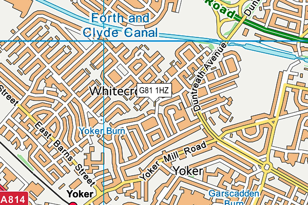 G81 1HZ map - OS VectorMap District (Ordnance Survey) G81 1HZ map - OS VectorMap District (Ordnance Survey)