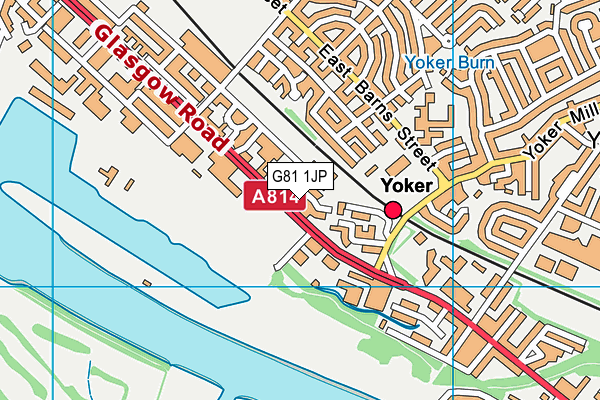 G81 1JP map - OS VectorMap District (Ordnance Survey) G81 1JP map - OS VectorMap District (Ordnance Survey)