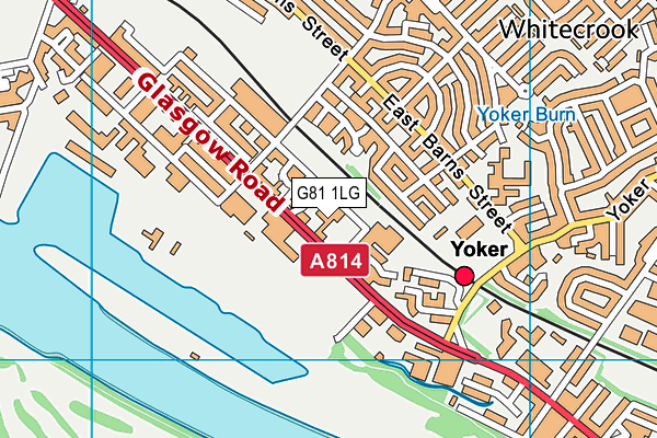 G81 1LG map - OS VectorMap District (Ordnance Survey) G81 1LG map - OS VectorMap District (Ordnance Survey)