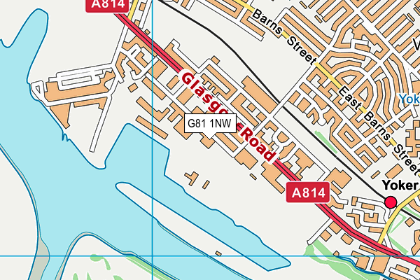 G81 1NW map - OS VectorMap District (Ordnance Survey)