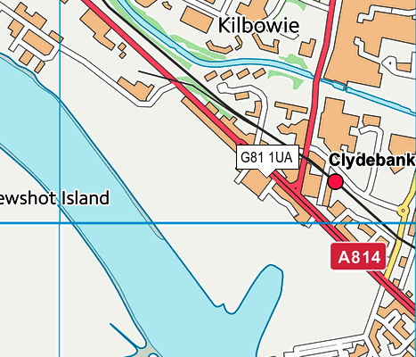 G81 1UA map - OS VectorMap District (Ordnance Survey)