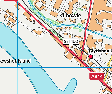 G81 1UQ map - OS VectorMap District (Ordnance Survey)