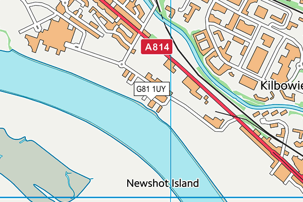 G81 1UY map - OS VectorMap District (Ordnance Survey)