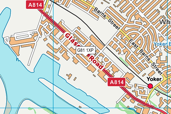 G81 1XP map - OS VectorMap District (Ordnance Survey)