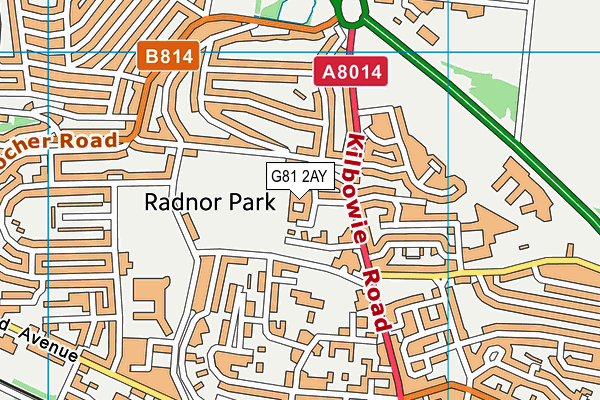 G81 2AY map - OS VectorMap District (Ordnance Survey) G81 2AY map - OS VectorMap District (Ordnance Survey)