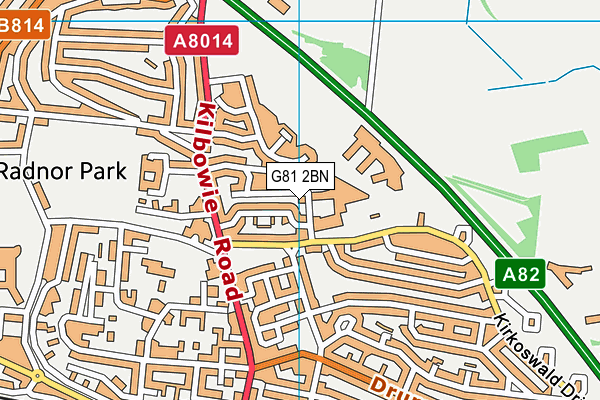 G81 2BN map - OS VectorMap District (Ordnance Survey) G81 2BN map - OS VectorMap District (Ordnance Survey)
