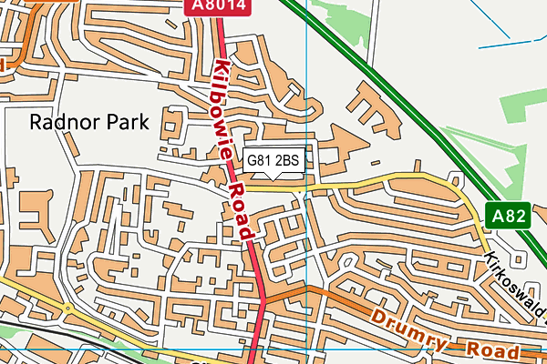 G81 2BS map - OS VectorMap District (Ordnance Survey) G81 2BS map - OS VectorMap District (Ordnance Survey)