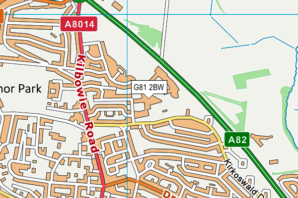 G81 2BW map - OS VectorMap District (Ordnance Survey) G81 2BW map - OS VectorMap District (Ordnance Survey)