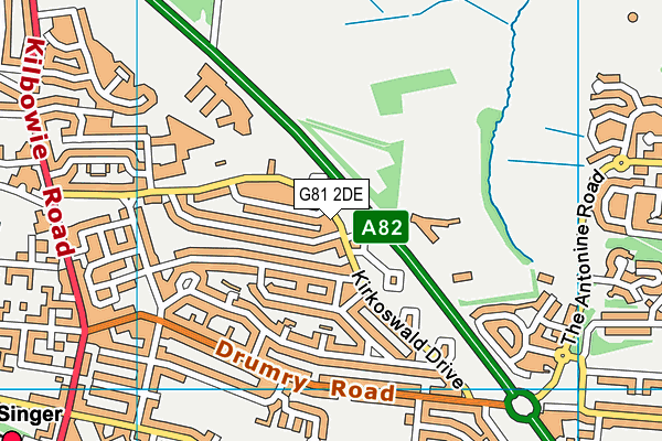 G81 2DE map - OS VectorMap District (Ordnance Survey) G81 2DE map - OS VectorMap District (Ordnance Survey)