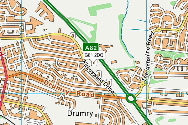 G81 2DQ map - OS VectorMap District (Ordnance Survey) G81 2DQ map - OS VectorMap District (Ordnance Survey)