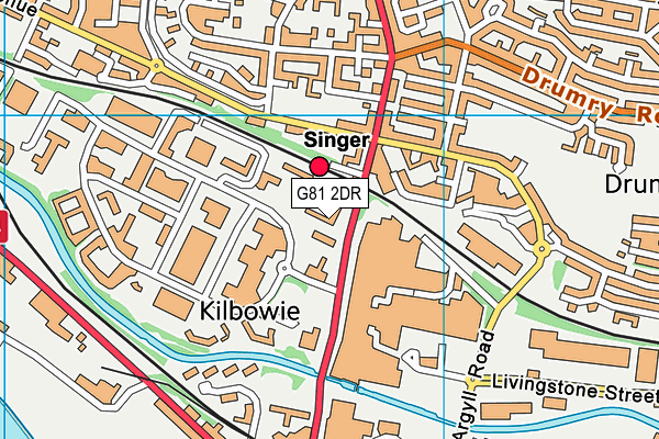 G81 2DR map - OS VectorMap District (Ordnance Survey) G81 2DR map - OS VectorMap District (Ordnance Survey)
