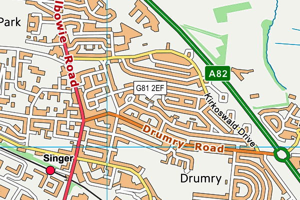 G81 2EF map - OS VectorMap District (Ordnance Survey) G81 2EF map - OS VectorMap District (Ordnance Survey)