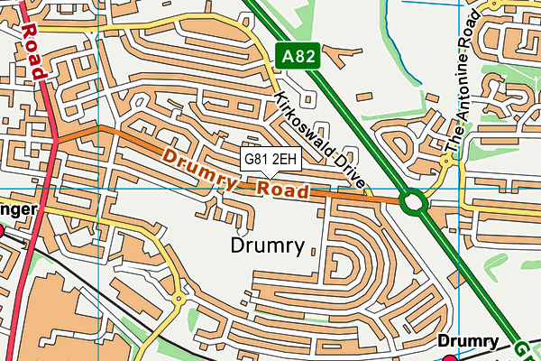 G81 2EH map - OS VectorMap District (Ordnance Survey) G81 2EH map - OS VectorMap District (Ordnance Survey)
