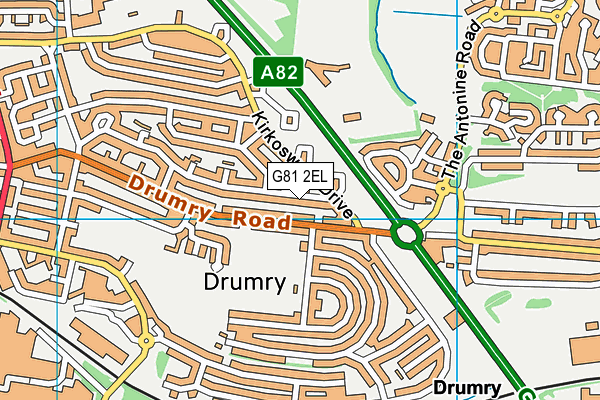 G81 2EL map - OS VectorMap District (Ordnance Survey) G81 2EL map - OS VectorMap District (Ordnance Survey)