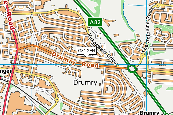 G81 2EN map - OS VectorMap District (Ordnance Survey) G81 2EN map - OS VectorMap District (Ordnance Survey)