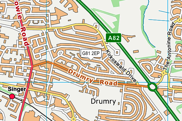 G81 2EP map - OS VectorMap District (Ordnance Survey) G81 2EP map - OS VectorMap District (Ordnance Survey)