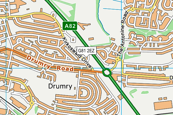 G81 2EZ map - OS VectorMap District (Ordnance Survey) G81 2EZ map - OS VectorMap District (Ordnance Survey)