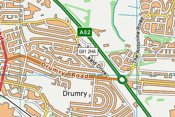 G81 2HA map - OS VectorMap District (Ordnance Survey) G81 2HA map - OS VectorMap District (Ordnance Survey)