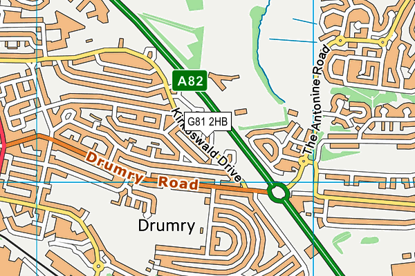 G81 2HB map - OS VectorMap District (Ordnance Survey) G81 2HB map - OS VectorMap District (Ordnance Survey)