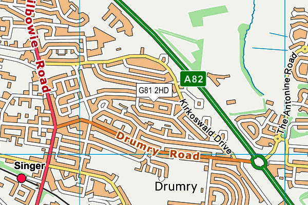 G81 2HD map - OS VectorMap District (Ordnance Survey) G81 2HD map - OS VectorMap District (Ordnance Survey)