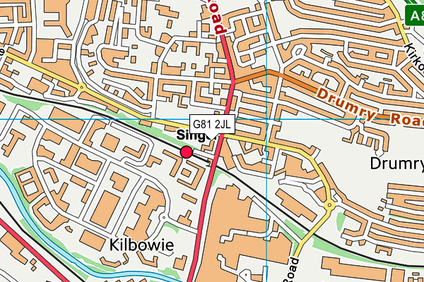 G81 2JL map - OS VectorMap District (Ordnance Survey) G81 2JL map - OS VectorMap District (Ordnance Survey)