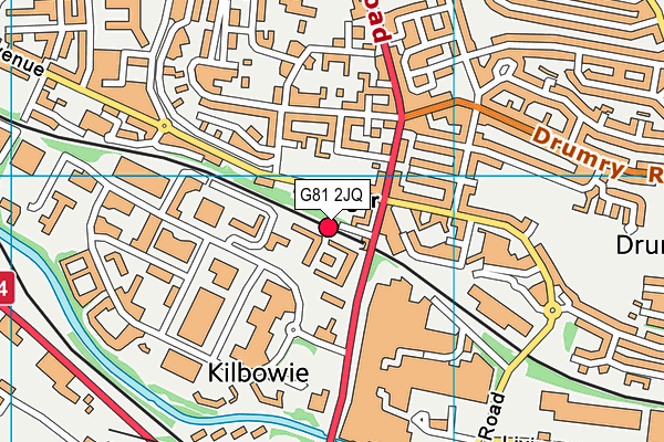 G81 2JQ map - OS VectorMap District (Ordnance Survey) G81 2JQ map - OS VectorMap District (Ordnance Survey)