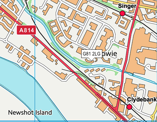 G81 2LG map - OS VectorMap District (Ordnance Survey) G81 2LG map - OS VectorMap District (Ordnance Survey)
