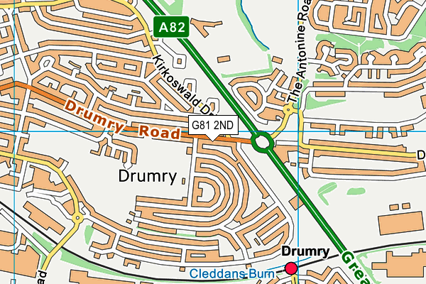 G81 2ND map - OS VectorMap District (Ordnance Survey) G81 2ND map - OS VectorMap District (Ordnance Survey)