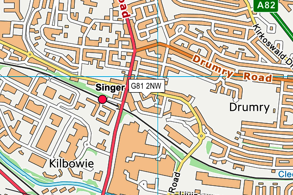 G81 2NW map - OS VectorMap District (Ordnance Survey) G81 2NW map - OS VectorMap District (Ordnance Survey)