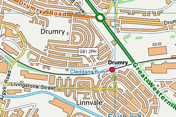 G81 2PH map - OS VectorMap District (Ordnance Survey) G81 2PH map - OS VectorMap District (Ordnance Survey)