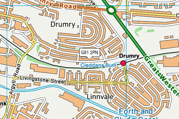 G81 2PN map - OS VectorMap District (Ordnance Survey) G81 2PN map - OS VectorMap District (Ordnance Survey)